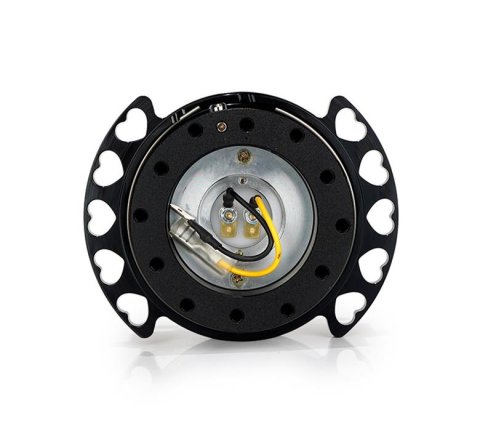 NRG Quick Release Kit - Black Body/ Black Heart Cutout Ring