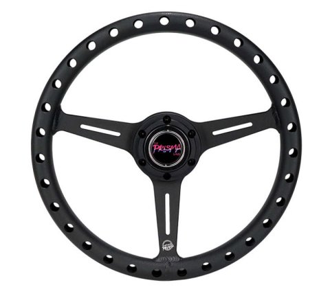 NRG Aluminum Steering Wheel 330mm - Extra Light - Ergonomic Grip - Anadized Black