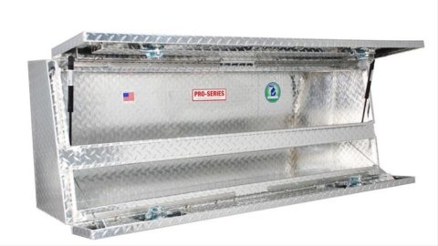 Westin/Brute Contractor TopSider 72in w/ Doors - Aluminum