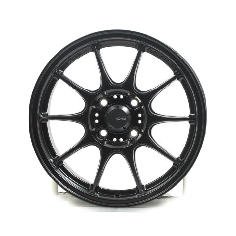 Konig Dekagram 16x8 4x108 ET40 Semi-Matte Black