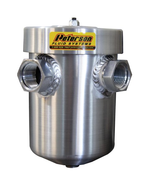 Peterson Fluid Systems Breather Can -12AN Ports