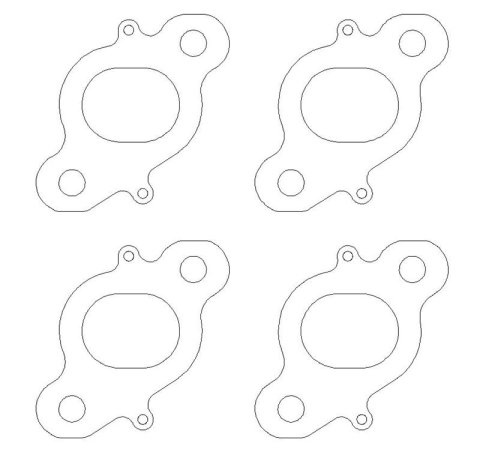 Cometic Nissan CA18 DET .030 inch DOHC Exhaust Gasket (4 pcs per Kit)