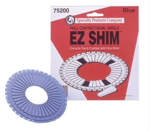 SPC Performance EZ Shim Dual Angle Camber/Toe Shim (Blue)