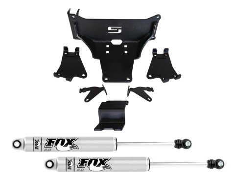 Superlift 2023 Ford F-250/350 Dual Steering Stabilizer Kit with FOX Stabilizers -No lift required