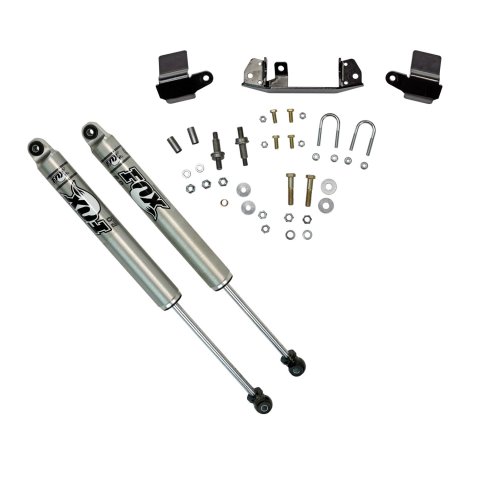 Superlift 2003-2008 RAM 2500/3500 4WD Dual Steering Stabilizer Kit w/ Fox 2.0 Shocks