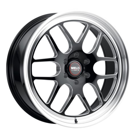 Weld Solana 22x10.5 / 6x139.7 BP / ET32 / 106.1mm Bore - Gloss Black MIL DIA Wheel