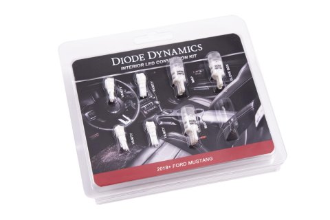 Diode Dynamics 18-19 Mustang Stage 2 Mustang Interior LED Light Kit - Cool - White
