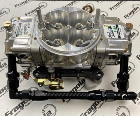 Fragola 9/16-24 Dual Inlet Demon -8AN Competition Fuel Line Kit