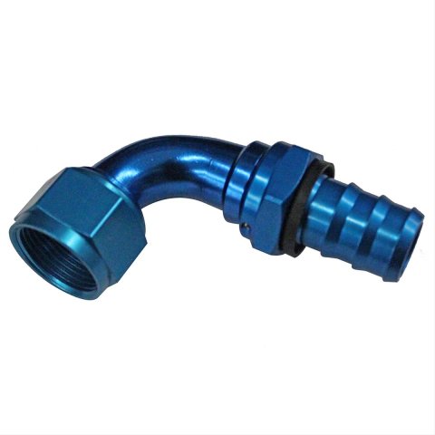 Fragola -16AN Push-Lite End 90 Degree - Blue