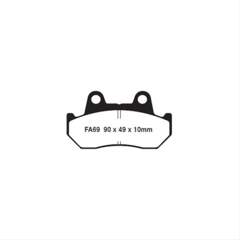 EBC 92-93 Honda CN 250 Helix Front Left/Right FA-SFA-X Brake Pads