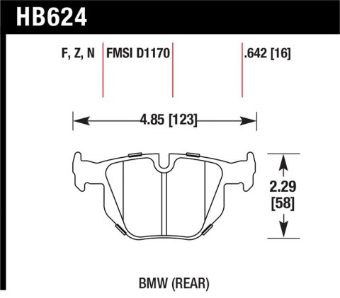 Hawk 06 BMW 330i/330xi / 07-09 335i / 07-08 335xi / 09 335d / 08-09 328i Performance Ceramic Street