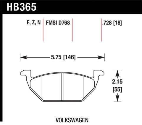 Hawk HP+ Street Brake Pads