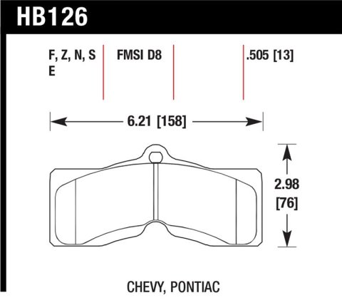 Hawk Performance Ceramic Street Brake Pads