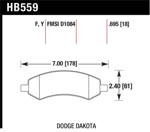 Hawk LTS Street Brake Pads