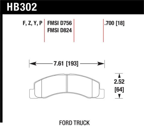 Hawk Super Duty Street Brake Pads