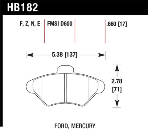 Hawk Performance Ceramic Street Brake Pads