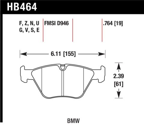 Hawk HP+ Street Brake Pads