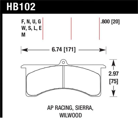 Hawk Black Motorsports Brake Pads