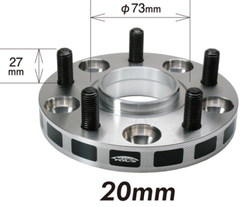 Project Kics 20mm Thick 12x1.50 64mm Hub 5x114.3 Wide Tread Spacers