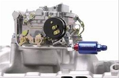 Edelbrock 3/8In Hard Fuel Line w/ -6 B-Nut and Polished Filter