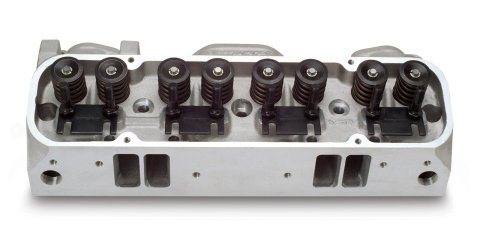 Edelbrock Cylinder Head Pontiac Performer RPM 72cc for Hydraulic Roller Cam Complete (Ea)