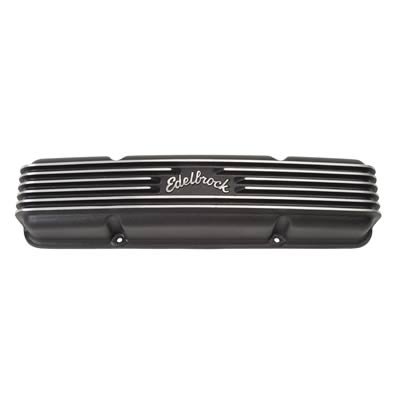 Edelbrock Valve Cover Classic Series Chevrolet 1959-1986 262-400 CI V8 Black
