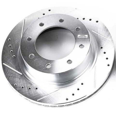 Power Stop 12-21 Nissan NV3500 Front Left Evolution Drilled & Slotted Rotor