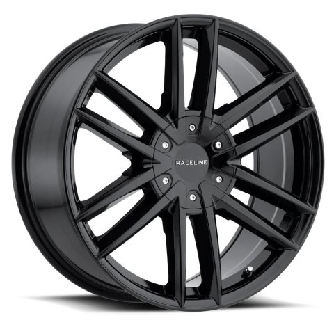Raceline 158B Impulse 20x8.5in / 6x120/6x139.7 BP / 15mm Offset / 78.1mm Bore - Gloss Black Wheel