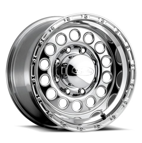Raceline 887 Rock Crusher 16x8in / 6x139.7 BP / -20mm Offset / 107.95mm Bore - Polished Wheel