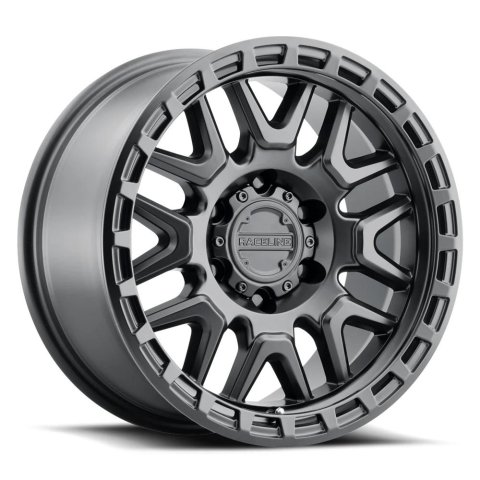 Raceline 953B Krank 17x8.5in / 6x135 BP / 18mm Offset / 87.1mm Bore - Satin Black Wheel