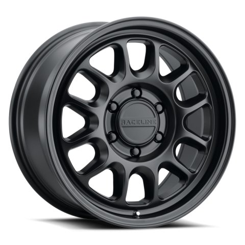 Raceline 958B Rogue 16x8in / 6x139.7 BP / 0mm Offset / 106.1mm Bore - Satin Black Wheel