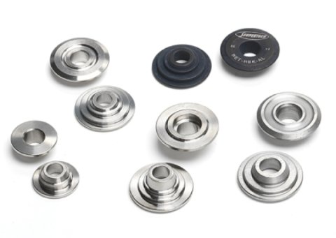 Supertech Honda 5.5mm Stem Titanium Retainer - Set of 16