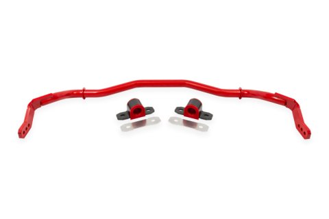 BMR 15-22 S550 Mustang Sway Bar Kit Front Hollow 38mm 3-Hole Adjustable Red