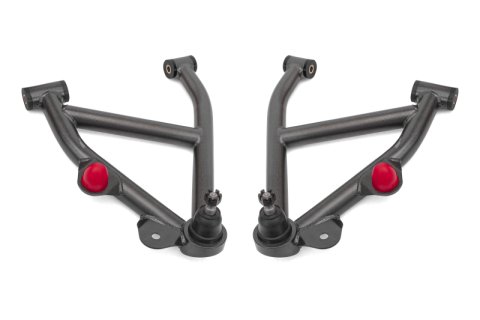 BMR 82-92 GM F-Body A-Arms Lower DOM Non-Adj Delrin Bushings Coilover - Black Hammertone