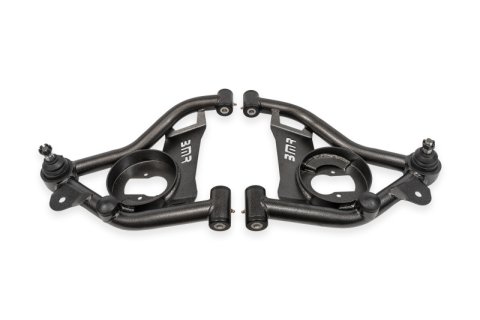 BMR 78-87 GM G-Body A-Arms Lower Delrin Bushings Std Ball Joint - Black Hammertone