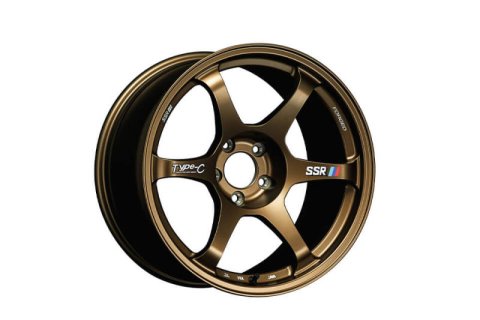 SSR Type-C Forged 18x10.5 +15 5/114.3 - Racing Bronze Wheel