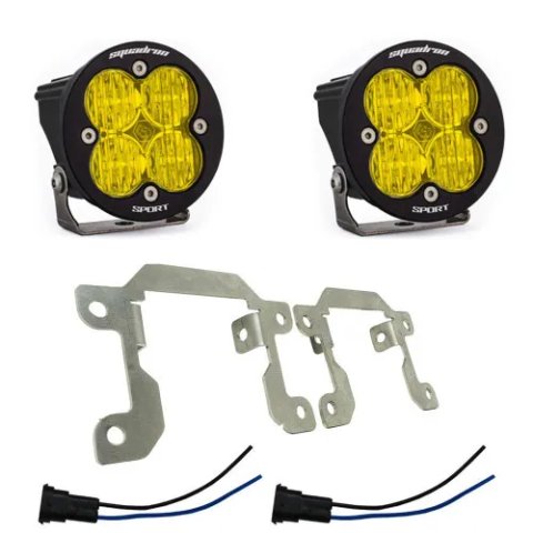 Baja Designs Squadron-R Sport Fog Pocket Lights 447601 Lights, Rally Innovations Kit Squadron