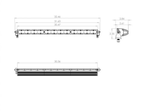 Baja Designs OnX6 Wide Driving Combo 30in LED Light Bar