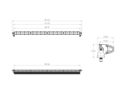 Baja Designs S8 Series Work/Scene Pattern 40in LED Light Bar