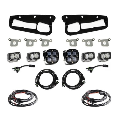 Baja Designs 2021+ Ford Bronco Clear SAE Fog Pocket Kit