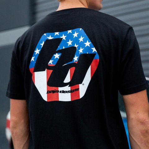 Baja Designs Freedom Mens T-Shirt Universal - XXL Black