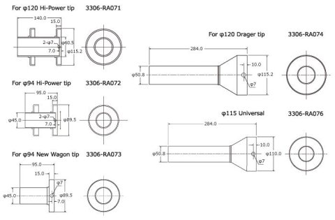 HKS 120Hiper Inner Silencer Assy