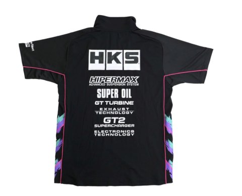 HKS TEAM HALF ZIP POLO SHIRT 2025 L