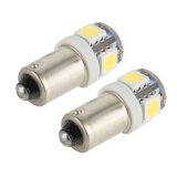 Oracle BA9S 5 LED 3 Chip Bayonet Bulbs (Pair) - White thumbnail 7