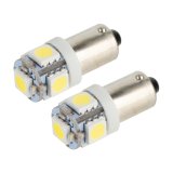 Oracle BA9S 5 LED 3 Chip Bayonet Bulbs (Pair) - White thumbnail 9