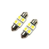 Oracle 33MM 4 LED 3-Chip Festoon Bulbs (Pair) - Cool White thumbnail 4