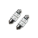 Oracle 33MM 4 LED 3-Chip Festoon Bulbs (Pair) - Blue thumbnail 1