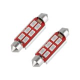 Oracle 44MM 6 LED 3-Chip Festoon Bulbs (Pair) - Green thumbnail 7