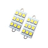 Oracle 44MM 6 LED 3 Chip - Loop Festoon Bulbs (Pair) - White thumbnail 1