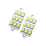 Oracle 44MM 6 LED 3 Chip - Loop Festoon Bulbs (Pair) - White thumbnail 2